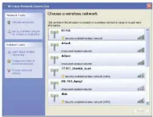 ASUS RTN11 - Configuring WLAN card with Windows® WZC service - 1