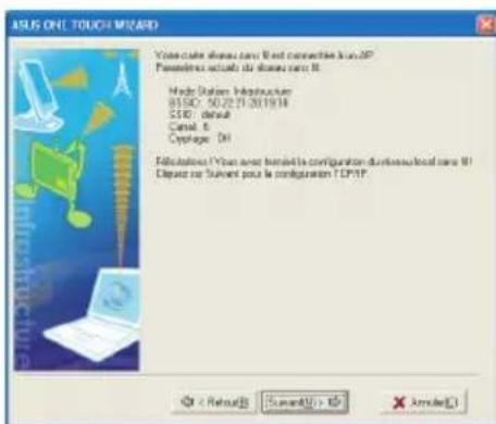ASUS RTN11 - Configurer la carte réseau sans fil ASUS via One Touch Wizard - 5