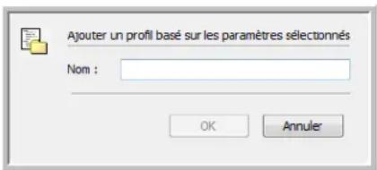 XEROX Documate 752 - Pour créer un profil : - 1