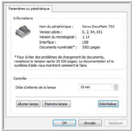 XEROX Documate 752 - Clique sur le bouton propriétés. - 1