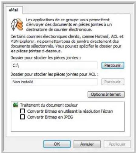XEROX Documate 752 - Propriétés de messagerie électronique - 1