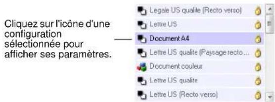 XEROX Documate 752 - Pour ouvrir la fenêtre propriétés one touch : - 4
