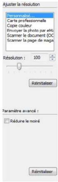 XEROX Documate 752 - Réglage de la résolution - 1