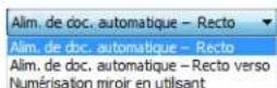 XEROX Documate 752 - Numérisation à partir de l'interface TWAIN avancée - 2
