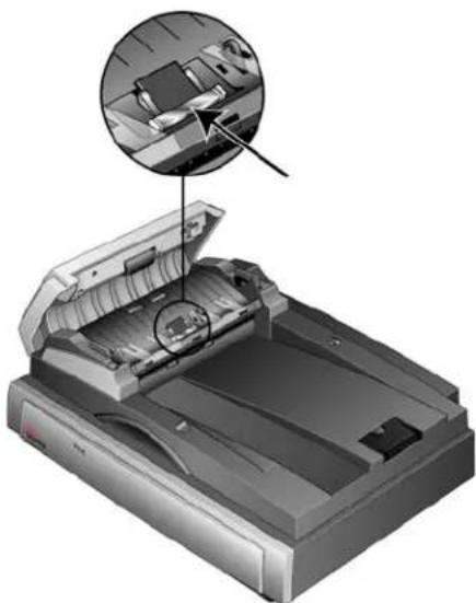 XEROX Documate 752 - Pour remplacer le bloc du tampon de l'aad : - 1