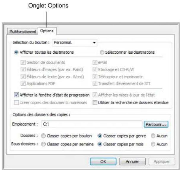 XEROX Documate 752 - Pour sélectionner les options : - 1