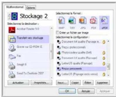 XEROX Documate 752 - Pour définir plusieurs dossiers pour le transfert vers stockage : - 7