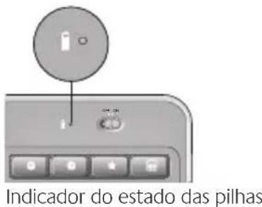 LOGITECH MK520 - Como verificar o;nível das pilhas do teclado - 1