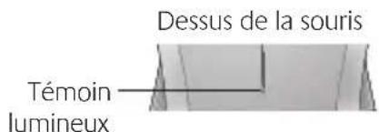 LOGITECH MK520 - Comment vérifier le niveau de charge des piles de la souris? - 2