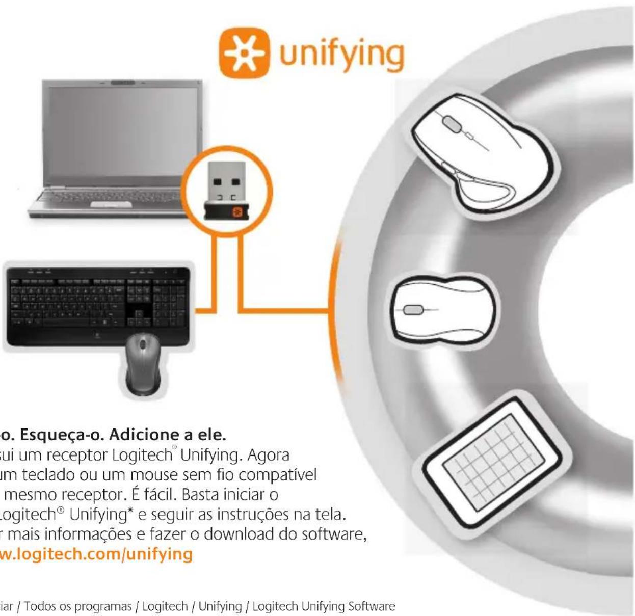 LOGITECH MK520 - Como verificar o;nivel das pilhas do mouse - 2