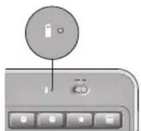 LOGITECH MK520 - Comment vérifier le niveau de charge des piles du clavier? - 1