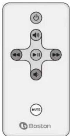BOSTON ACOUSTICS BAIDS2BEU - Acerca del control remoto - 6
