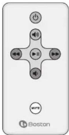BOSTON ACOUSTICS BAIDS2BEU - À propos de la télécommande - 8