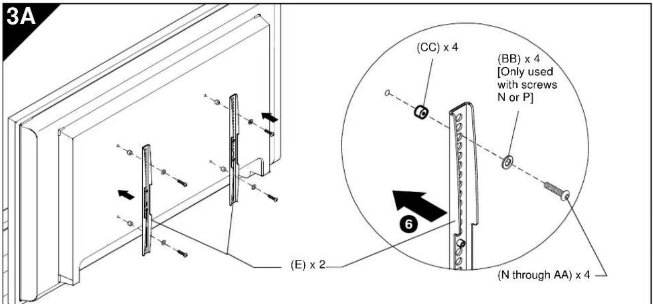 Chief iCMPDA2T02 - Attaching Vertical Brackets - 2
