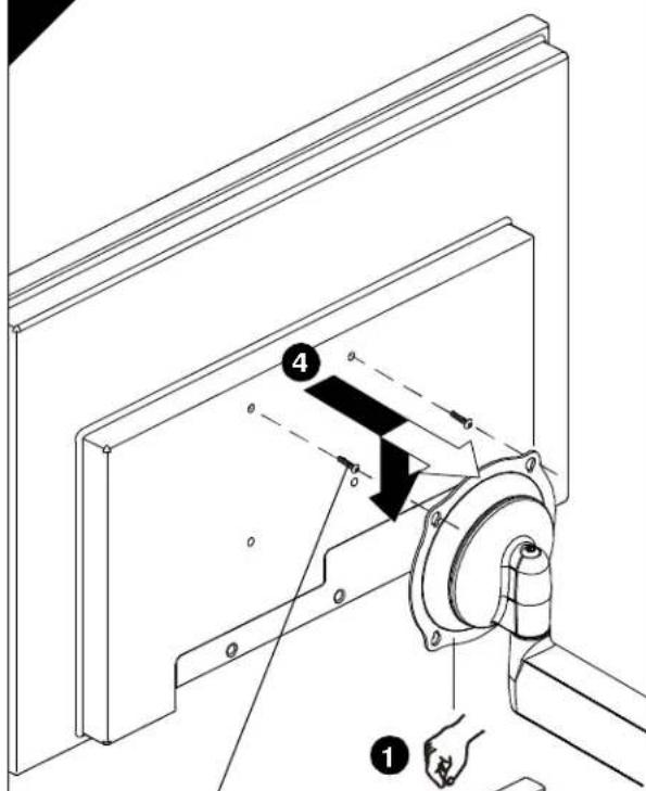 Chief iCMPDA2T02 - Fixar os suportes verticals - 3