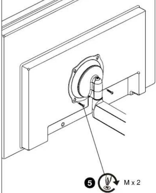 Chief iCMPDA2T02 - Fixar os suportes verticals - 5