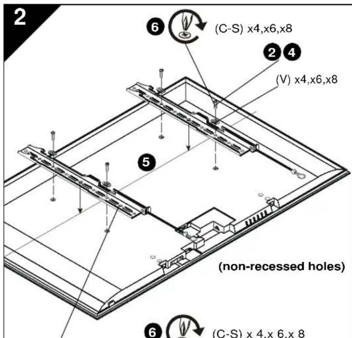 Chief iCMPFM3B02 - INSTALL WALL PLATE TO WALL - CONCRETE, CONCRETE BLOCK OR BRICK - 1