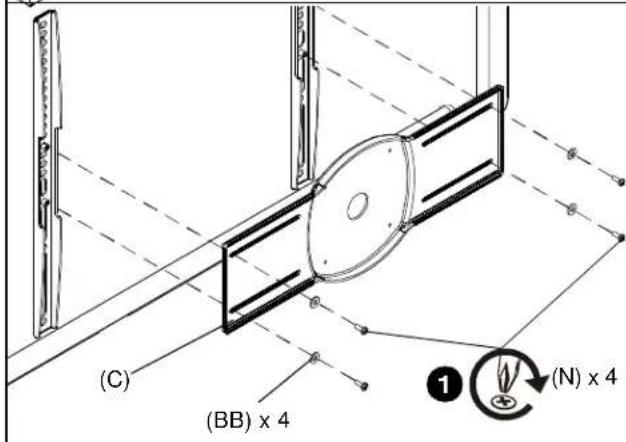 Chief iCMPSA4T02 - Unir soportes verticales - 3