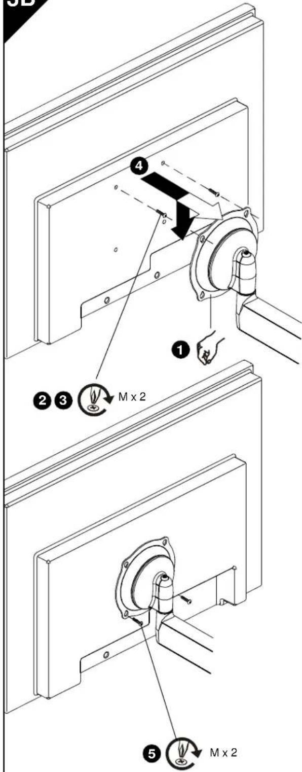Chief iCMPSA4T02 - Anbringen der mittleren Halterung - 1