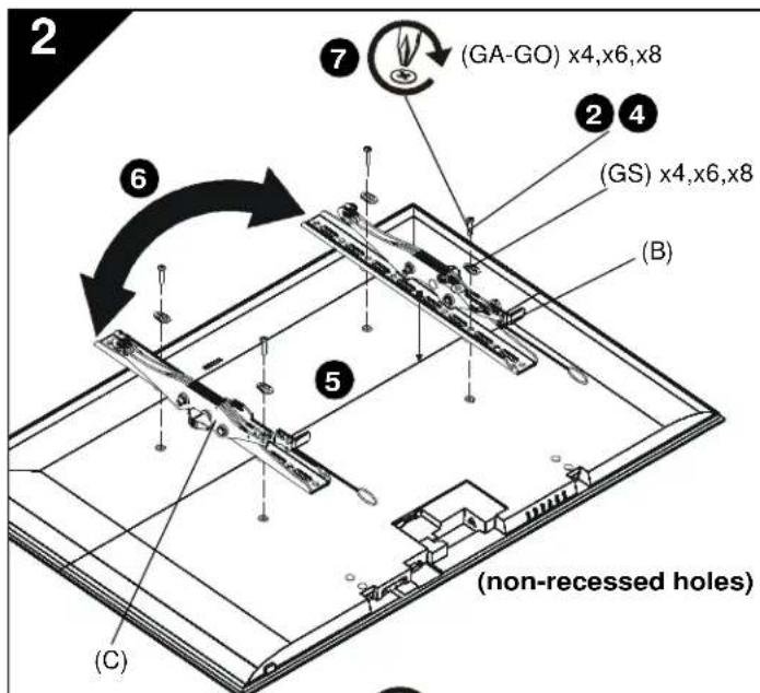 Chief iCMPTM3B02 - INSTALL WALL PLATE TO WALL - CONCRETE, CONCRETE BLOCK OR BRICK - 1