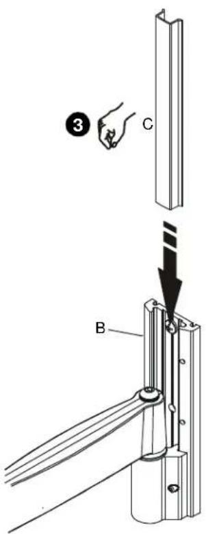 Chief iCSPSA2T02 - INSTALL ARM ASSEMBLY TO WALL PLATE - 2