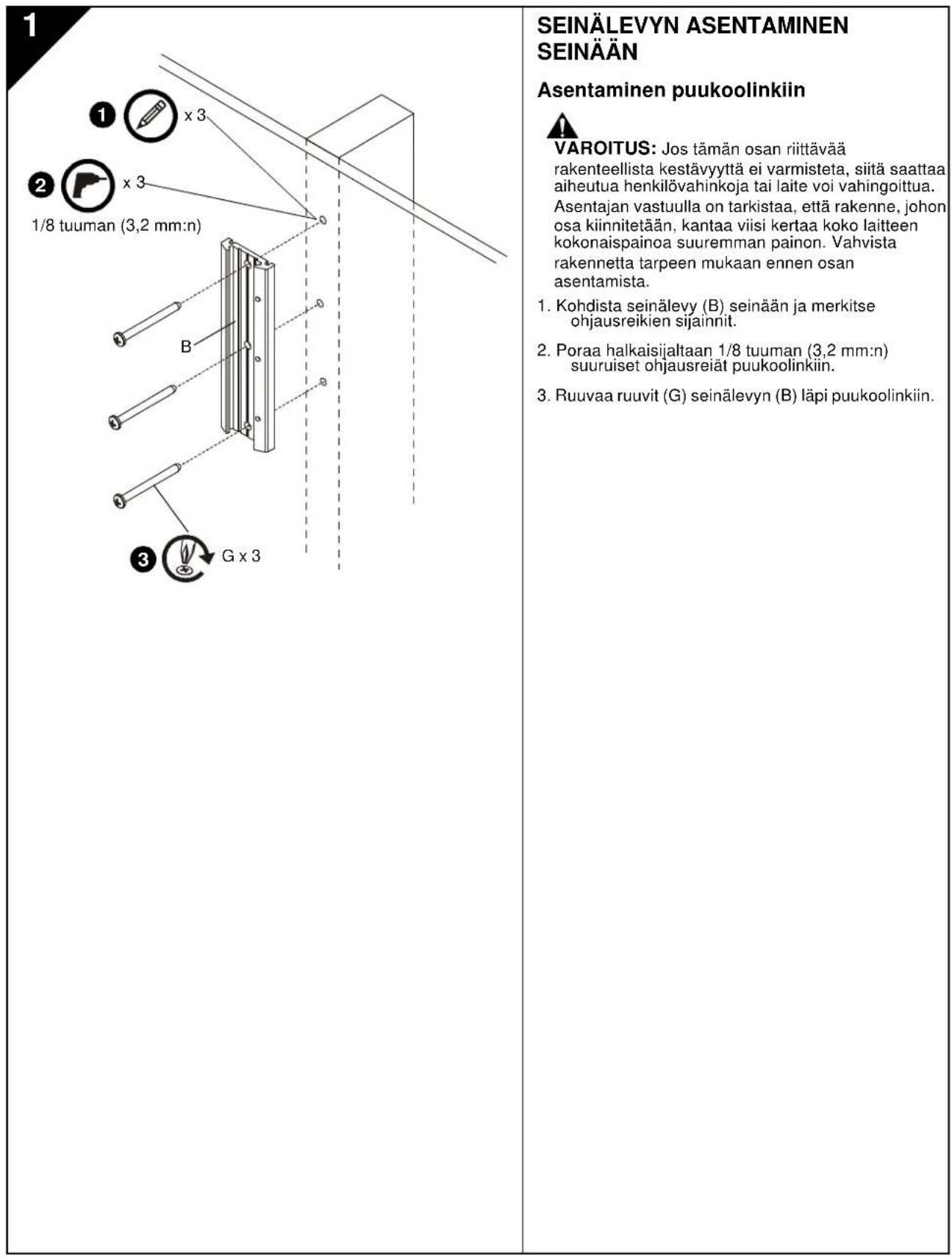 Chief iCSPSA2T02 - Infälda fästhål - 3