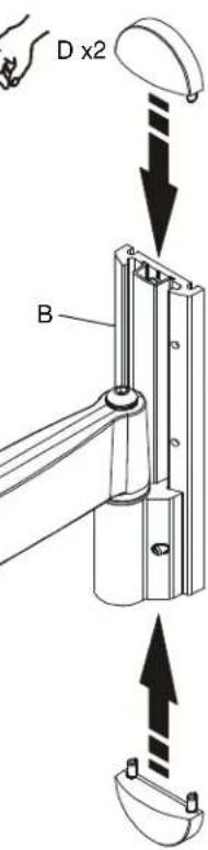 Chief iCSPSA2T02 - INSTALL ARM ASSEMBLY TO WALL PLATE - 3