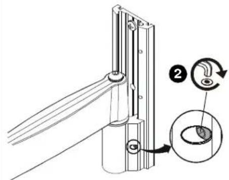 Chief iCSPSA2T02 - INSTALL ARM ASSEMBLY TO WALL PLATE - 4