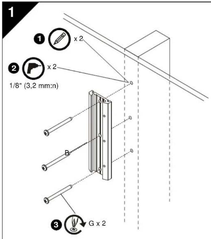 Chief iCSPTP2T02 - MONTERA HUVUDENHETEN PÅ SKÄRMEN (fortsättning) - 5