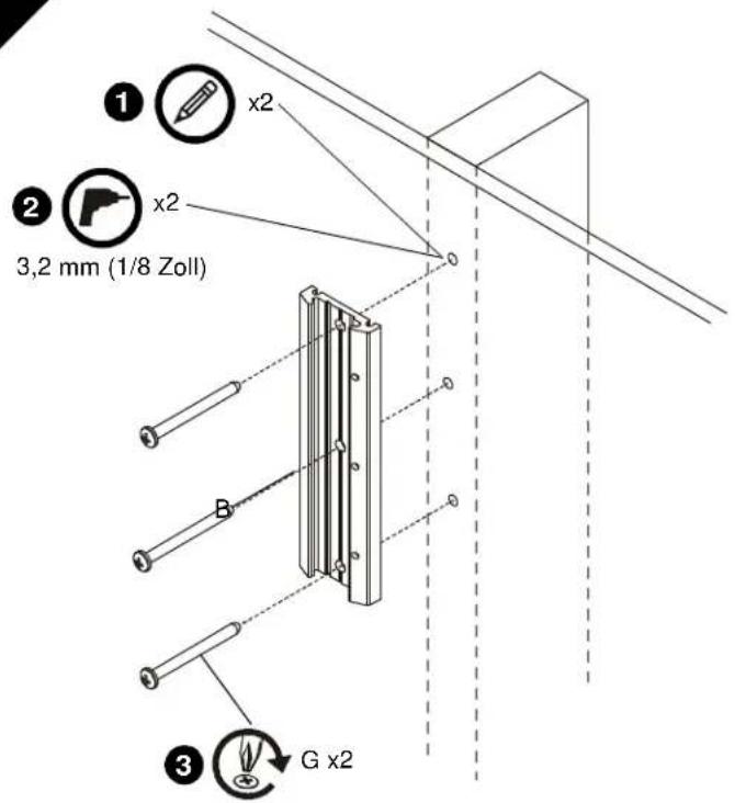 Chief iCSPTP2T02 - INSTALACIÓN DEL CONJUNTO DEL CABEZAL EN LA PLACA DE MONTAJE EN PARED - 3