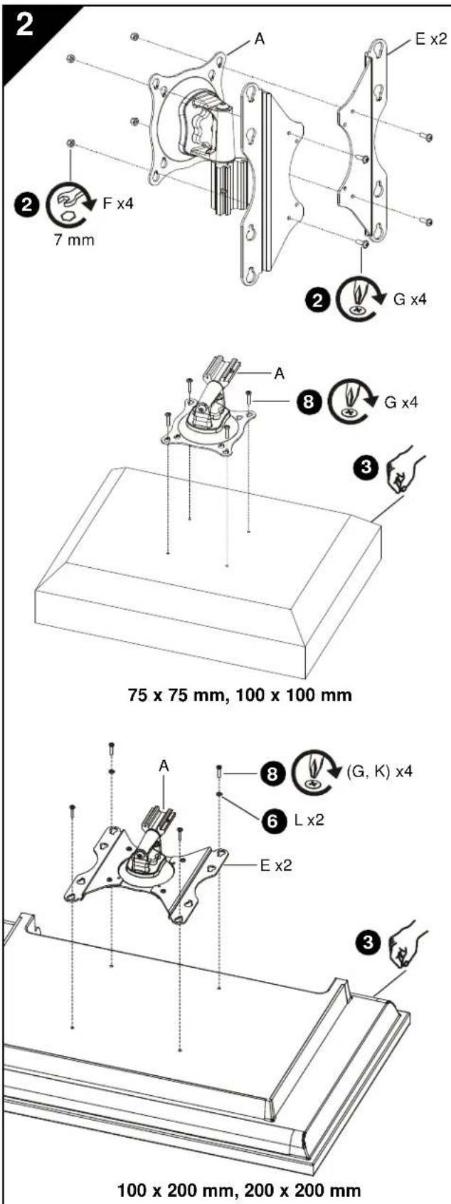 Chief iCSPTP2T02 - Installation an Holzpfosten - 2
