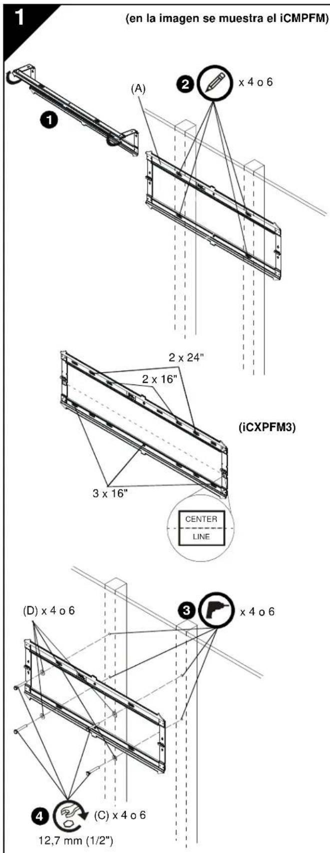 Chief iCXPFM3B02 - INSTALL DISPLAY TO WALL PLATE - 4