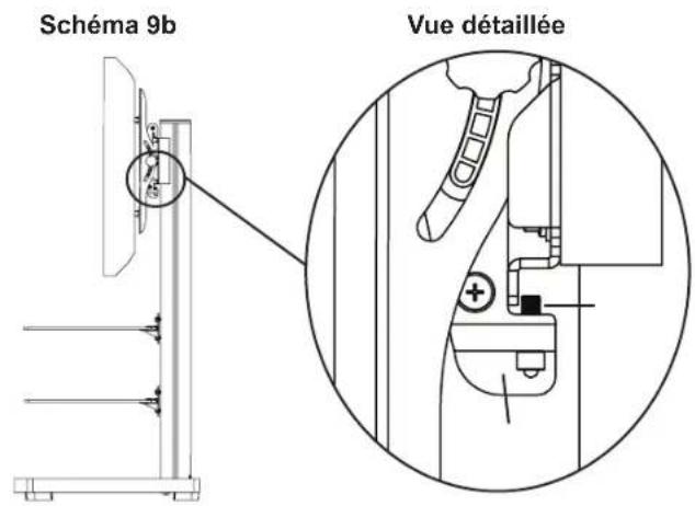 Chief PFFP2B - Étape 9: Fixation du télévisuer et du boulon de sécurité - 2