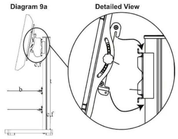 Chief PFFP2B - Step 9: Hang TV and Safety Bolt - 1
