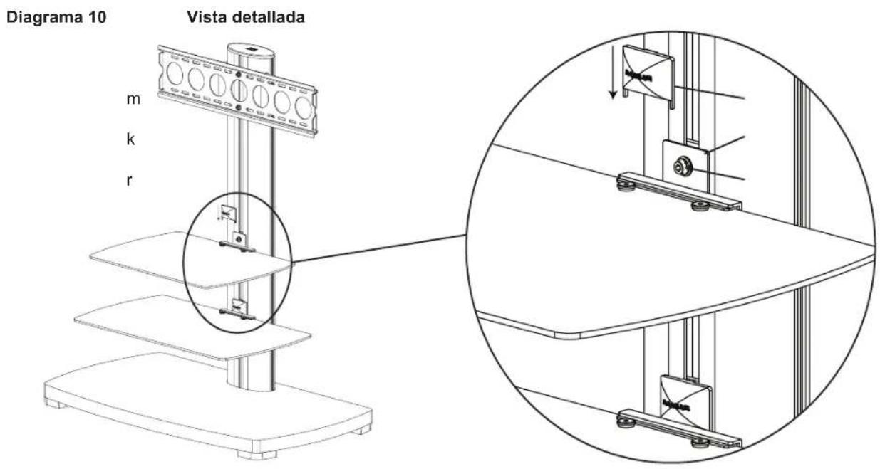 Chief PFFP2B - Paso 10: Tapa del soporte de repisa - 1