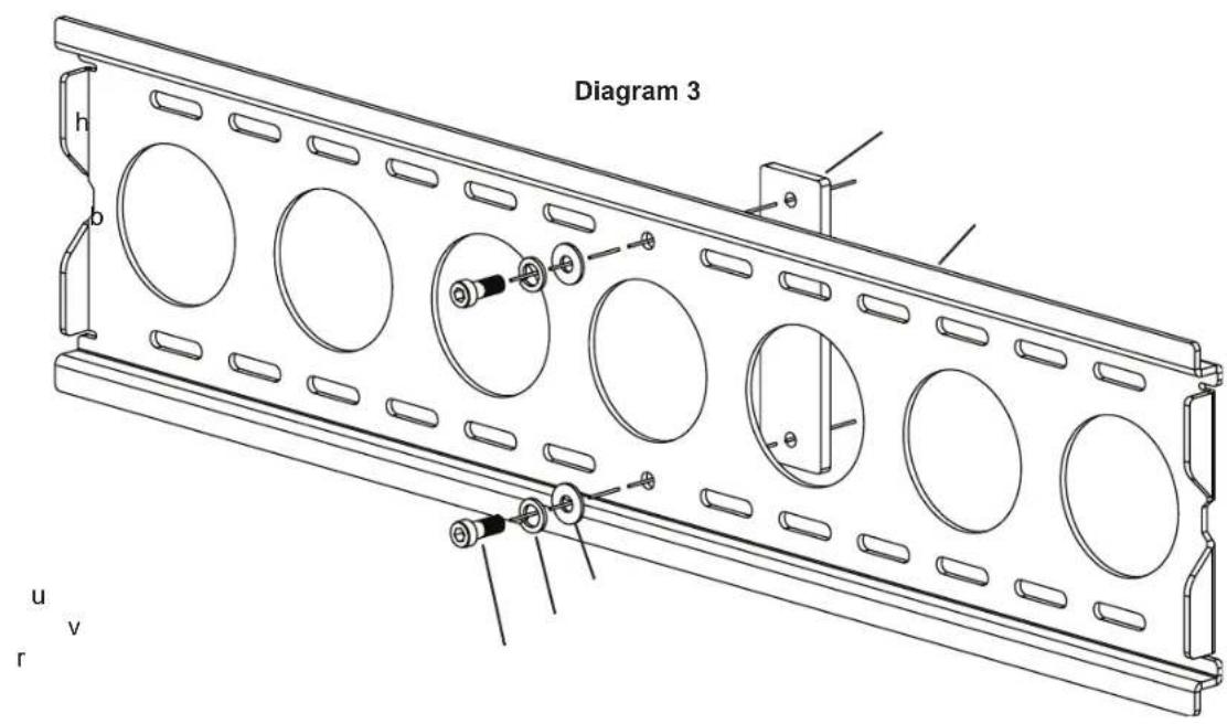 Chief PFFP2B - Step 3: Wall Bracket Assembly - 1