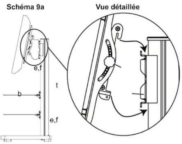 Chief PFFP2B - Étape 9: Fixation du télévisuer et du boulon de sécurité - 1