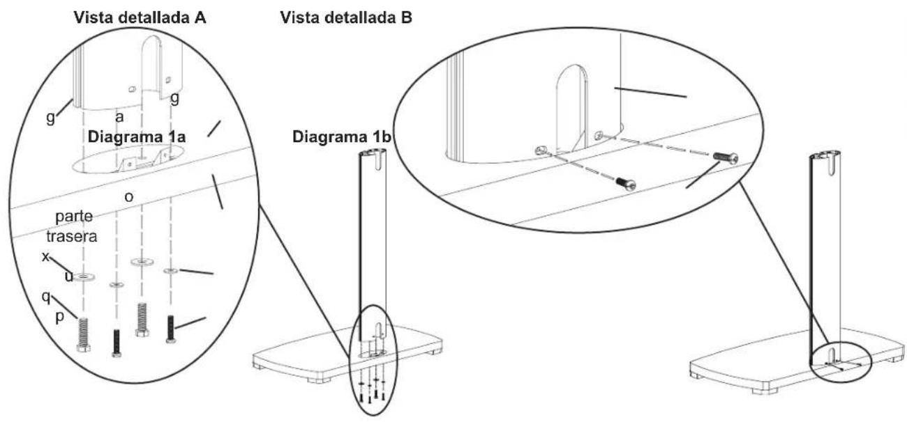 Chief PFFP2B - Paso 1: Fijación del pilar a la base - 1