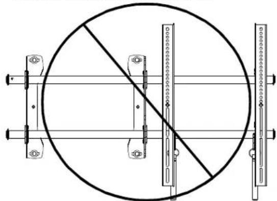 Chief iCLPFM2T03 - Inclinazione delle staffe di interfaccia (ICLPTM2 soltanto) - 3
