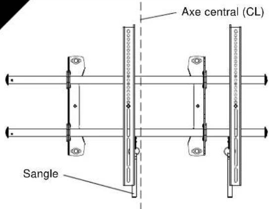 Chief iCLPFM2T03 - Inclinaison des pattes de fixation d'interface (modèle iCLPTM2 uniquement) - 1