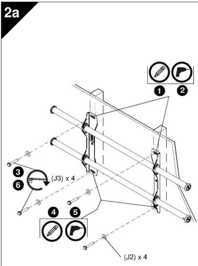 Chief iCLPFM2T03 - Installing to a Wood Stud Wall - 1