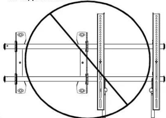 Chief iCLPFM2T03 - Inclinaison des pattes de fixation d'interface (modèle iCLPTM2 uniquement) - 3