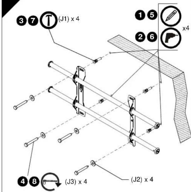 Chief ICMPTM2T03 - Pose sur un mur en béton - 3