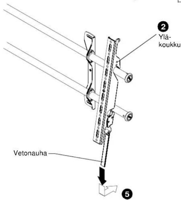 Chief ICMPTM2T03 - Nayton kiinnittäminen seinatelineeseen - 2