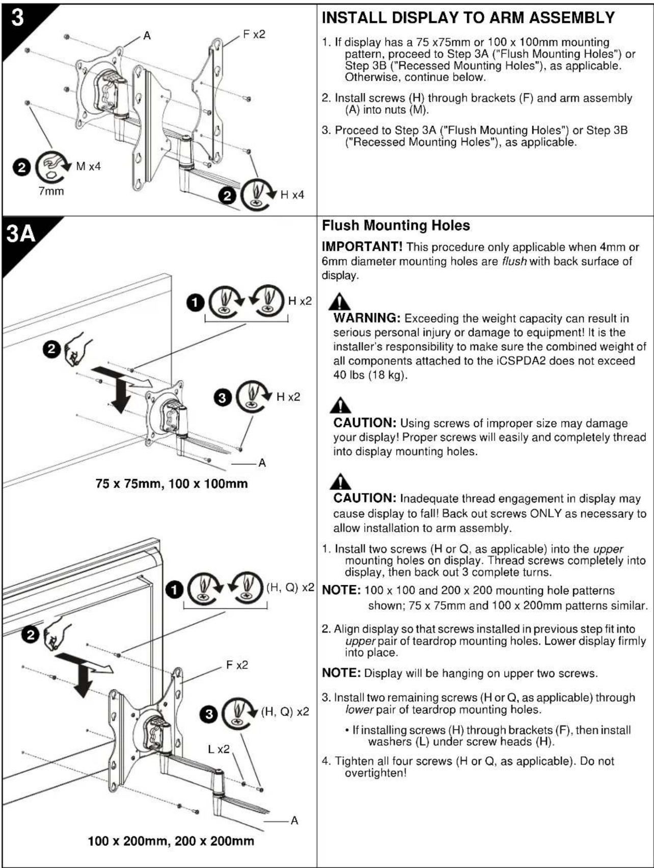 Chief iCSPDA2T03 - Installation Instructions - 9