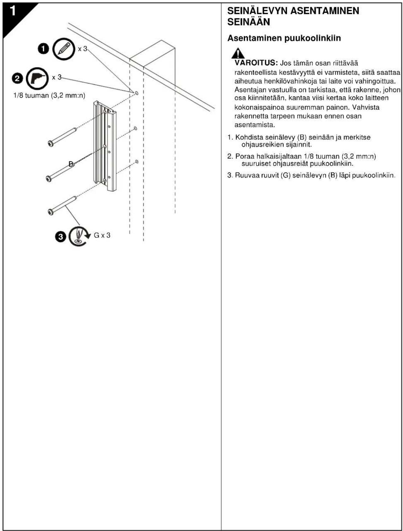 Chief iCSPDA2T03 - Infälda fästhål - 3