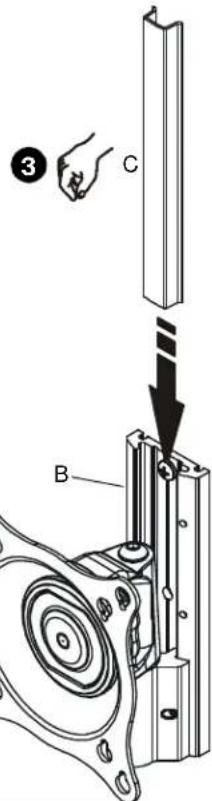 Chief iCSPTP2T03 - KOPCONSTRUCTIE AAN DISPLAY BEVESTIGEN (ervolg) - 4