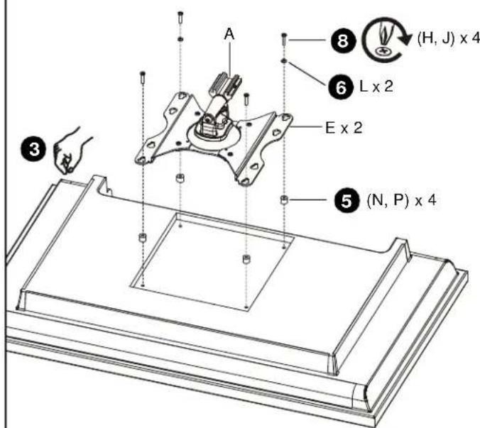 Chief iCSPTP2T03 - KANNATINPAÄN ASENTAMINEN NAYTTOON - 3