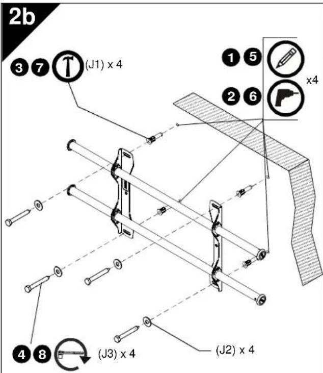 2b ③ ⑦ (J1) x 4 ① ⑤ x4 ② ⑥ ④ ⑧ (J3) x 4 (J2) x 4