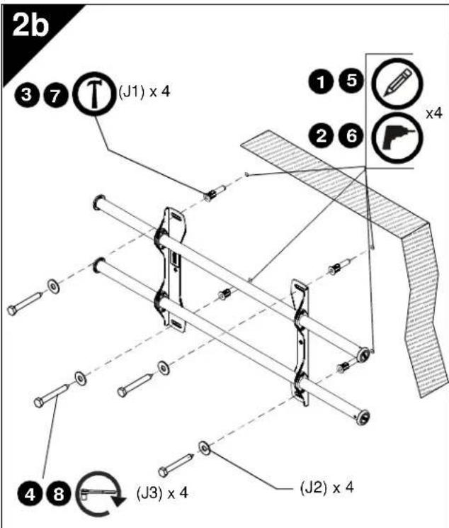 2b ③ ⑦ T (J1) x 4 ① ⑤ ② ⑥ x4 ④ ⑧ (J3) x 4 (J2) x 4